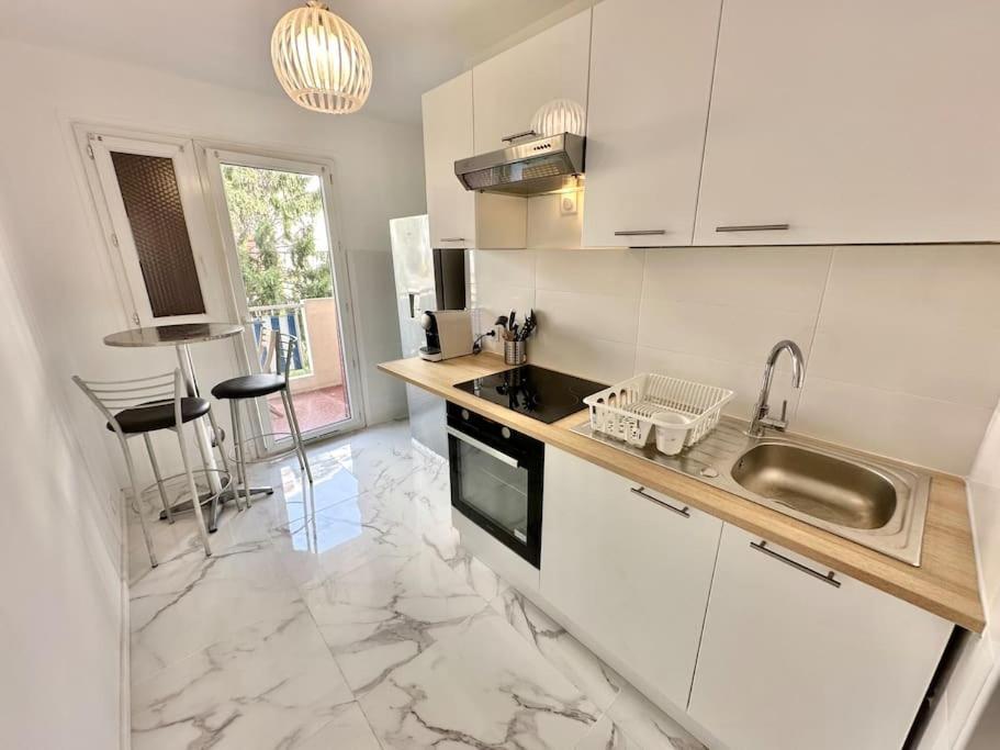Superbe Appartement Neuf - Plage A 5 Min A Pied Nice Exterior foto
